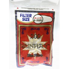 Sunray 6mm濾嘴 - 200粒 Sunray 6mm濾嘴 - 200粒